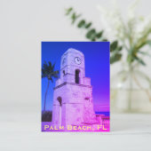 Worth Avenue Clock Tower - Palm Beach, FL Briefkaart (Staand voorkant)