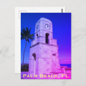 Worth Avenue Clock Tower - Palm Beach, FL Briefkaart (Voorkant / Achterkant)