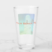 Worth Avenue Clock Tower - Palm Beach, FL Glas (Achterkant)