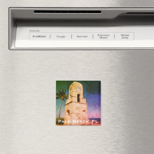 Worth Avenue Clock Tower - Palm Beach, FL Magneet (Insitu (Vaatwasser))