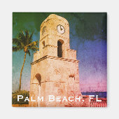 Worth Avenue Clock Tower - Palm Beach, FL Magneet (Voorkant)