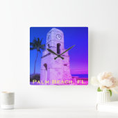 Worth Avenue Clock Tower - Palm Beach, Florida Vierkante Klok (Huis)