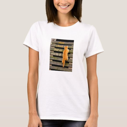 Worth it (licht) T-shirt (Voorkant)