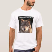Worth It Wolf (licht) T-shirt (Voorkant)