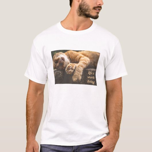 Worth Living (licht) T-shirt (Voorkant)
