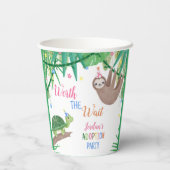 Worth the Wait Adoption Party Papieren Bekers (Achterkant)