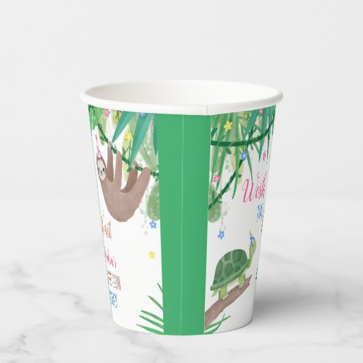 Worth the Wait Adoption Party Papieren Bekers (Rechts)