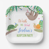 Worth the Wait Adoption Party Papieren Bordje (Voorkant)