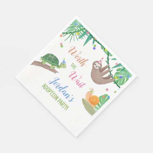 Worth the Wait Adoption Party Servet (Hoek)