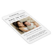 Worth the Wait, Newborn Announcement magnet Magneet (Rechterzijde)