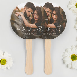 Worth the Wait Wedding Photo Script Modern Handwaaier