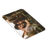 Worth the Wait Wedding Photo Script Modern Magneet (Rechterzijde)