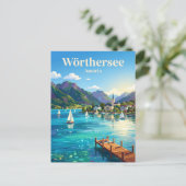 Wörthersee Oostenrijk Briefkaart (Staand voorkant)