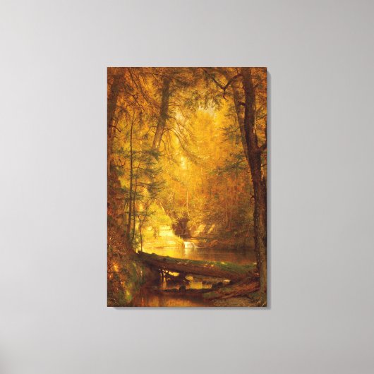 WORTHINGTHON WHITTREDGE - HET FOREL ZWEMBAD - 1870 CANVAS AFDRUK (Voorkant)