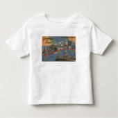 Worthington, Minnesota - Grote lettertjes Kinder Shirts (Voorkant)