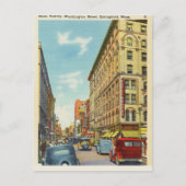 Worthington Street, Springfield, Massachusetts Briefkaart (Voorkant)