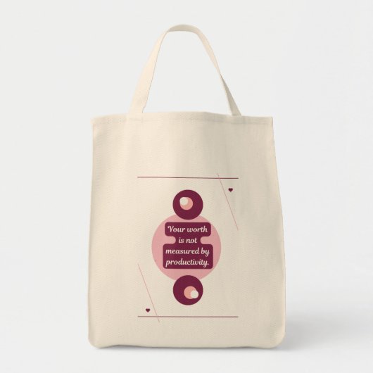 Worthy Beyond Output Tote Tote Bag (Voorkant)