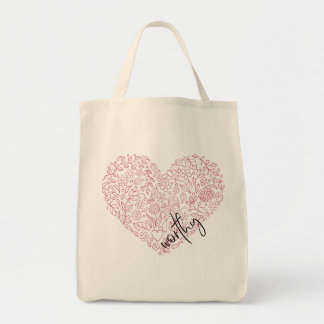 Worthy Heart Canvas tas
