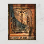 Worthy is het Lamb-Briefkaart Briefkaart (Voorkant)