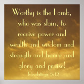 Worthy is het poster van de Lamb-tweeledige versie (Voorkant)