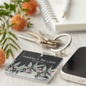 Worthy Is The Lamb Square Keychain (Voorkant Rechts)