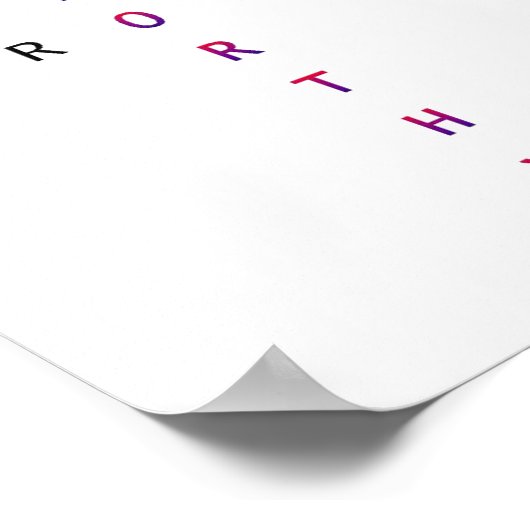 Worthy Love Poster (Hoek)