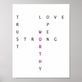 Worthy Love Poster (Voorkant)