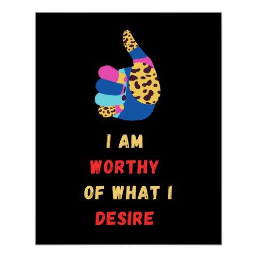 Worthy Perfect Poster (Voorkant)