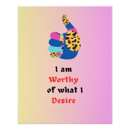 Worthy Perfect Poster