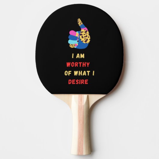Worthy Ping Pong Paddle Tafeltennisbatje (Voorkant)