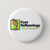Wortreflexologie Ronde Button 5,7 Cm (Voorkant)