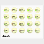 Wortreflexologie Ronde Sticker (Vel)