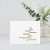 wortwort briefkaart (Staand voorkant)