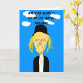 Worzel Gummidge Verjaardag Kaart (Gele Bloem)