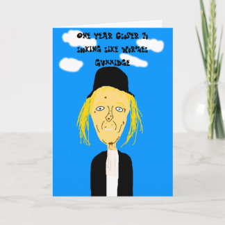 Worzel Gummidge Verjaardag Kaart