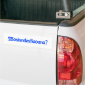 Wosisndesfiaona Was ist dieser bayrisch Bayern Bumpersticker (Op Truck)