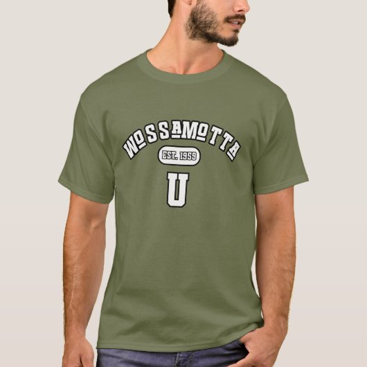 Wossamotta Universiteit T-shirt (Voorkant)