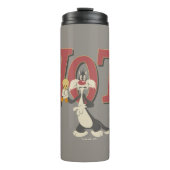 "Wot!" SYLVESTER™ & TWEETY™ Hypnotisc Thermosbeker (Voorkant)