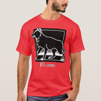WOT Wolf Hoofdstuk Pictogram met Citaat T-shirt