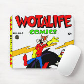 Wotalife Comics Mousepad uit 1940 Muismat (Met muis)