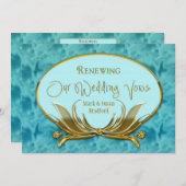Woten met hernieuwde weddenschappen - Elegant Blue Kaart (Voorkant / Achterkant)