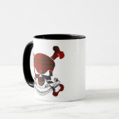 Wotherspoon Tartan Skull Mok (Voorkant links)