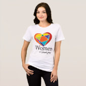 WoTI T-shirt met korte mouwen en ronde hals (Voorkant volledig)