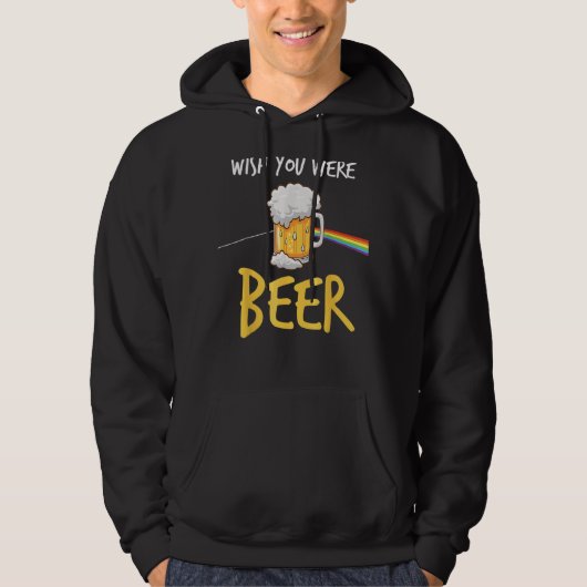 Wou dat je bierbier Drink. Wou dat je bierbier Dri Hoodie (Voorkant)