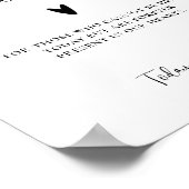 Wou dat je hier was in liefdevolle herinnering mod poster (Hoek)