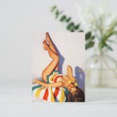 wou dat je in de buurt was,  inhaalkunst briefkaart (Staand voorkant)