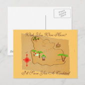 Wou je hier zijn? briefkaart (Voorkant / Achterkant)