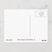 Wou je hier zijn? briefkaart (Achterkant)