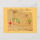 Wou je hier zijn? briefkaart (Voorkant)