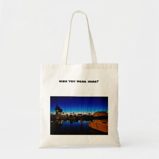 Wou je hier zijn? tote bag